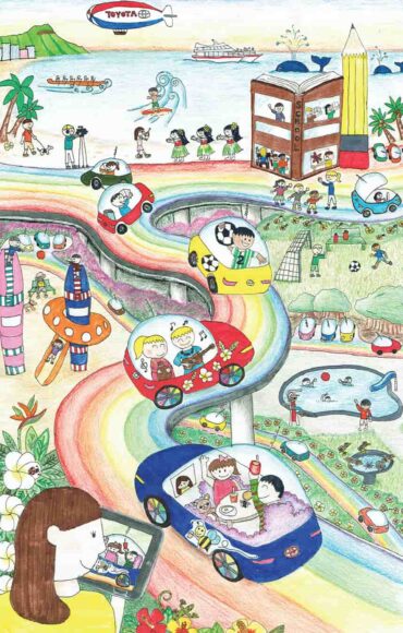 vẽ tranh những phát minh kỳ diệu những chiếc ô tô tiện ích