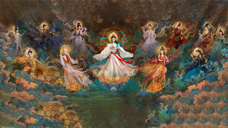 Hình nền 12 vị thần Trường Nguyệt Tẫn Minh 4K - 12 vị Đôn Hoàng