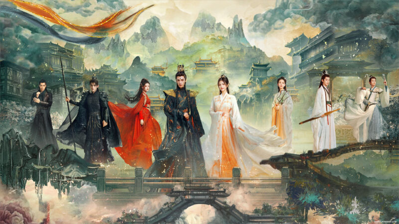 Hình nền 12 vị thần Trường Nguyệt Tẫn Minh