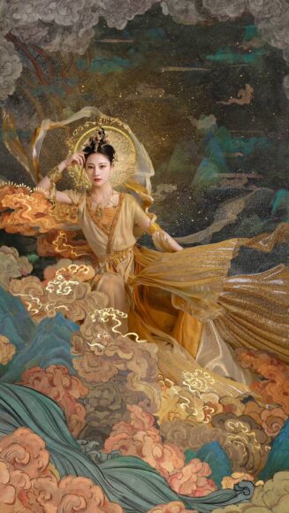 Hình nền 12 vị thần Trường Nguyệt Tẫn Minh - Kim Thần do Chu Lệ Lam thủ vai