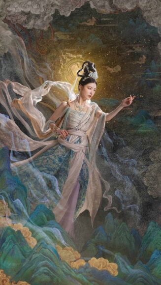 Hình nền 12 vị thần Trường Nguyệt Tẫn Minh - Phong Thần do Kỳ Hạ Hạ thủ vai