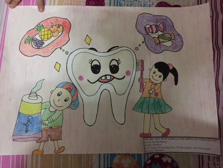 Vẽ tranh nha khoa học đường - cuộc thi hãy bảo vệ tương lai với những nụ cười rạng rỡ