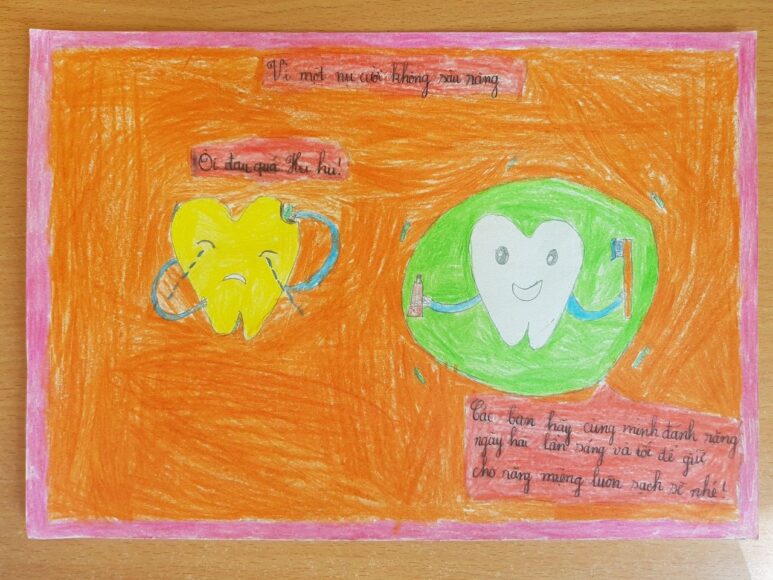 Vẽ tranh nha khoa học đường - vì một nụ cười không sâu răng