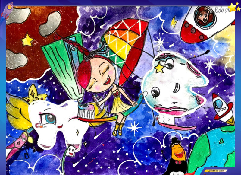 Vẽ tranh nha khoa học đường vì nụ cười rạng rỡ