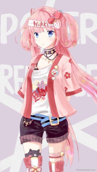 Hình ảnh anime nữ xinh đẹp ngầu cool