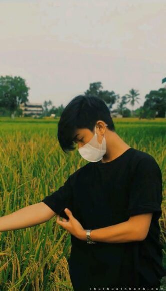 hình ảnh trai đẹp che mặt 2k7