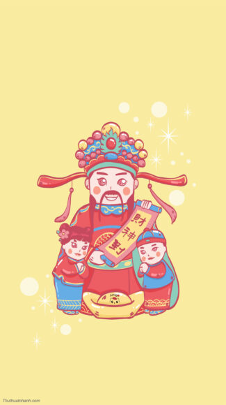 Hình nền thần tài đẹp
