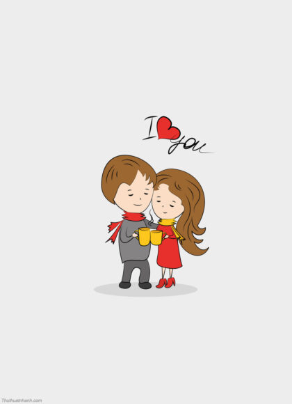Hình nền tình yêu lãng mạn cute