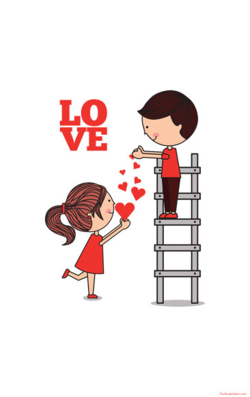 Hình nền tình yêu lãng mạn ngọt cute