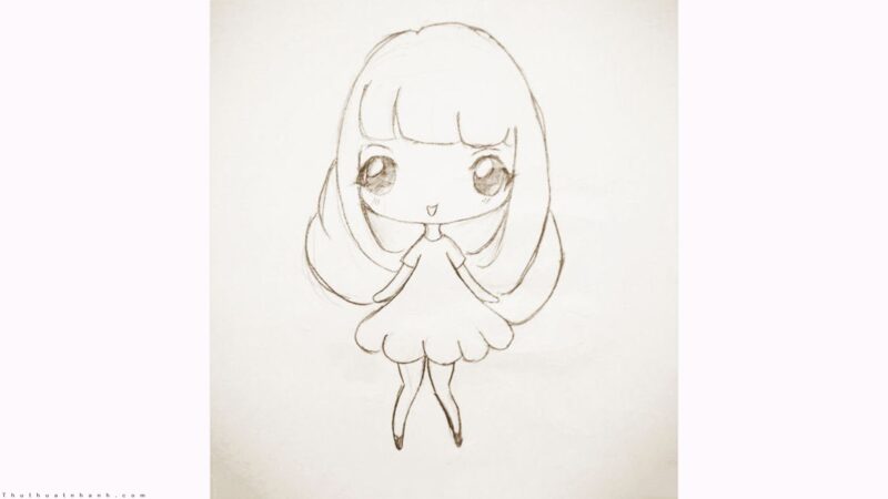 Hình vẽ người đơn giản, cute