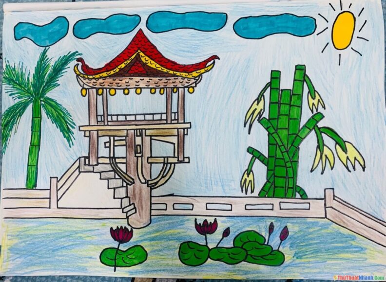 Vẽ tranh Hà Nội Trong Em đẹp, đoạt giải