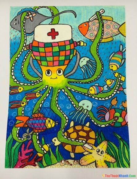 vẽ tranh những phát minh kỳ diệu lớp 8