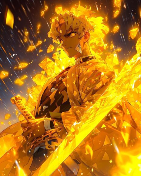 Hình ảnh Demon Slayer ngầu đẹp 3D