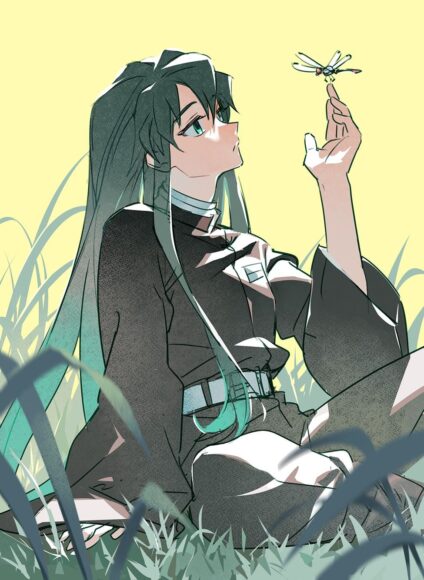 Hình ảnh Muichirou buồn cô đơn