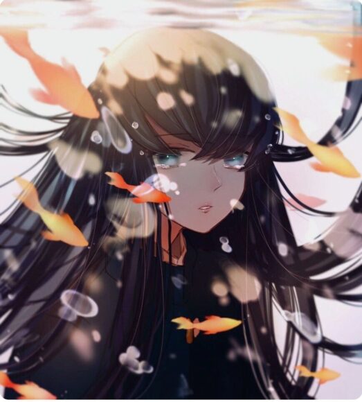 Hình ảnh Muichirou buồn đẹp