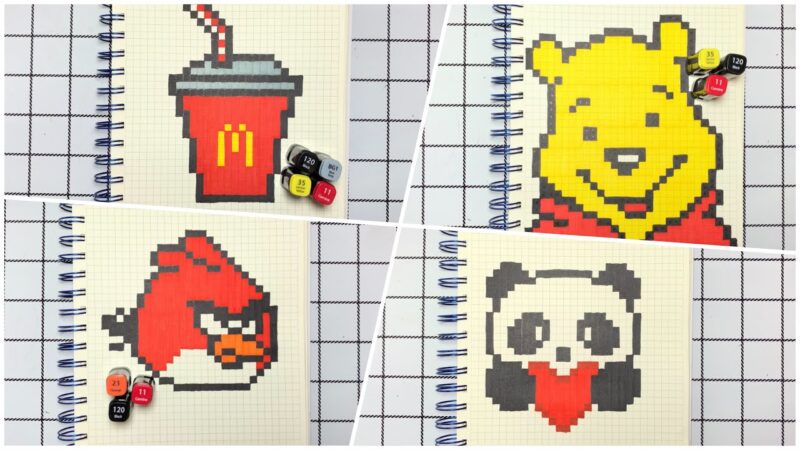 Vẽ tranh Pixel đẹp