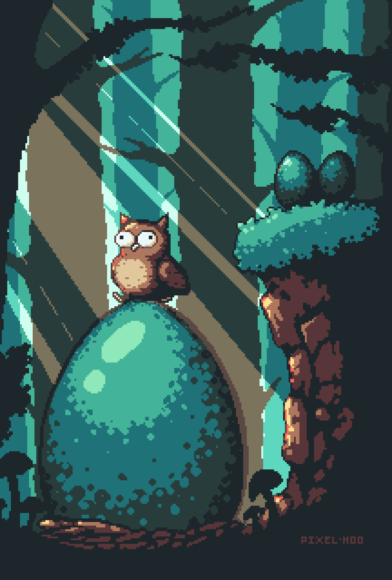 Vẽ tranh Pixel đẹp độc đáo