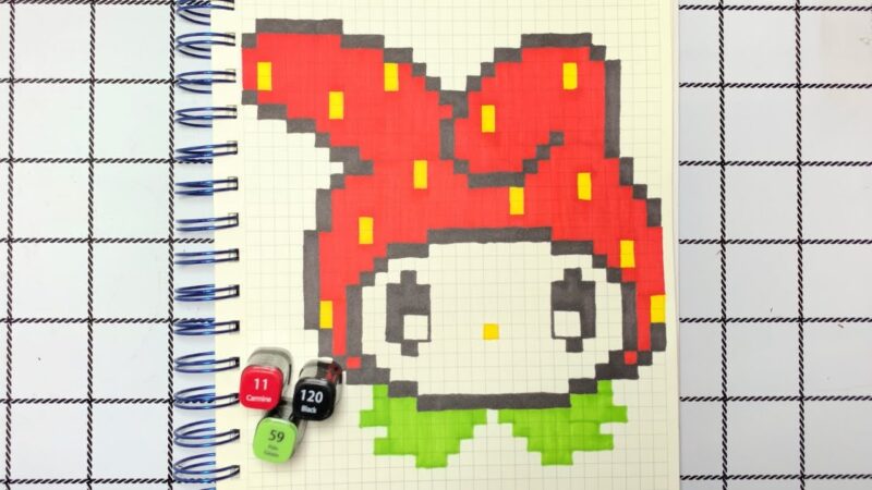 Vẽ tranh Pixel đẹp đơn giản