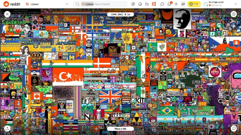 Vẽ tranh Reddit Pixel cực đỉnh