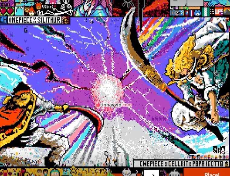 Vẽ tranh Reddit Pixel đẹp