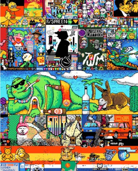 Vẽ tranh Reddit Pixel đẹp nhất