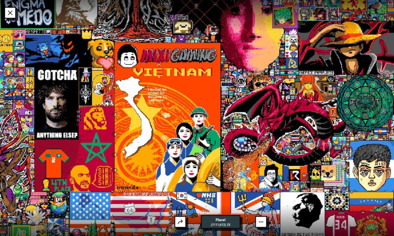 Vẽ tranh Reddit Pixel Việt Nam đẹp nhất