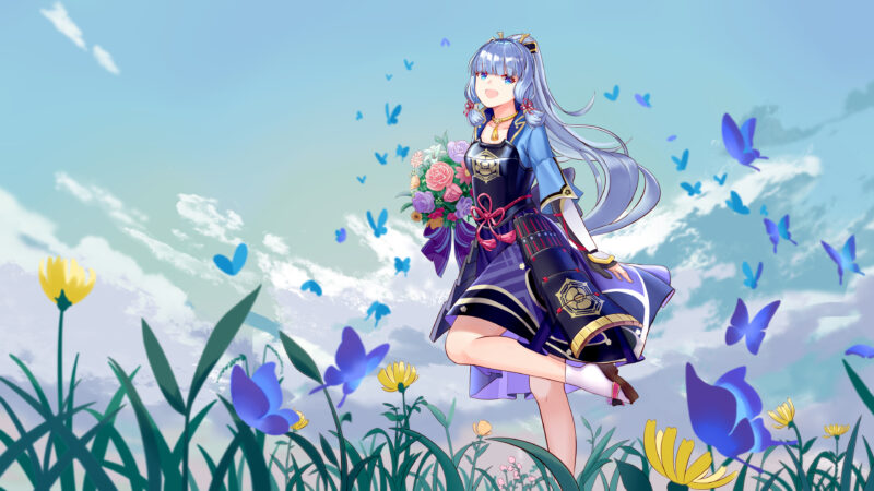 Hình ảnh Ayaka 4K làm hình nền PC