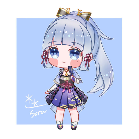 Hình ảnh Ayaka chibi cute