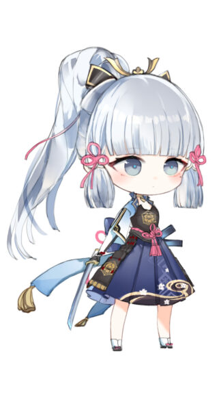 Hình ảnh Ayaka chibi cute ngầu đẹp nhất