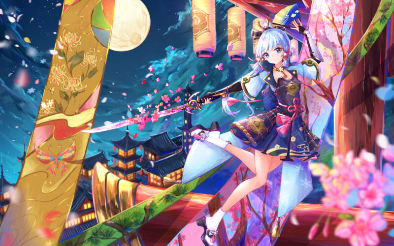 Hình ảnh Ayaka đẹp ngầu quên sầu