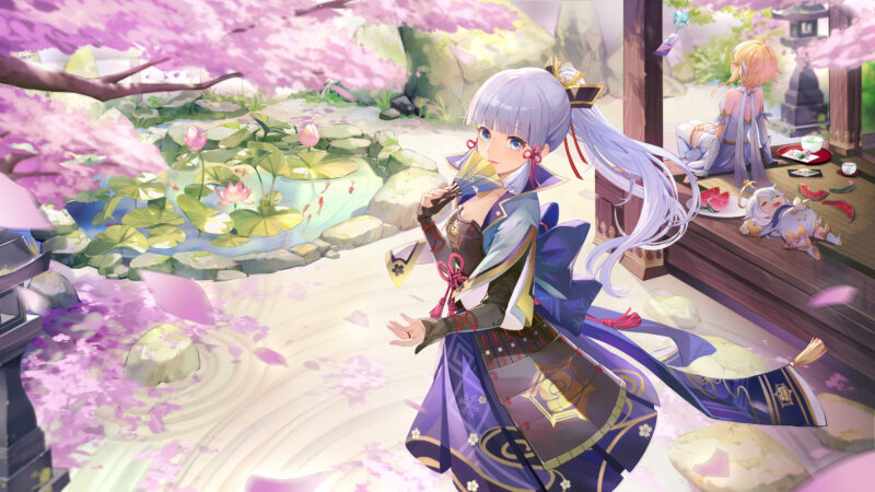 Hình ảnh Ayaka đẹp nhất làm hình nền máy tính