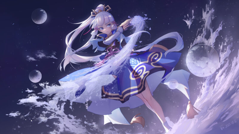 Hình ảnh Ayaka tuyệt đẹp cho máy tính