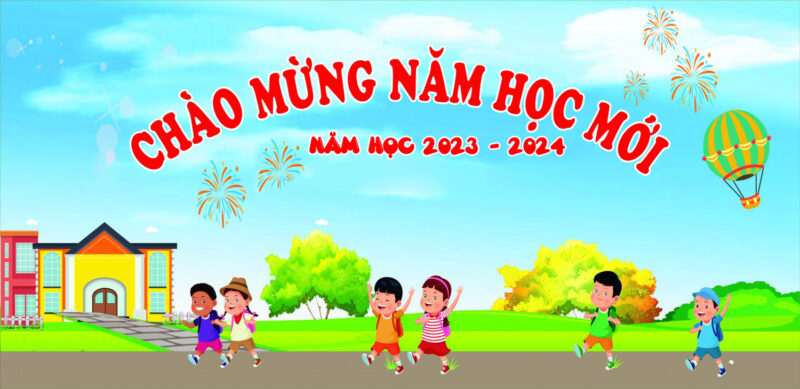 Phông lễ khai giảng vector