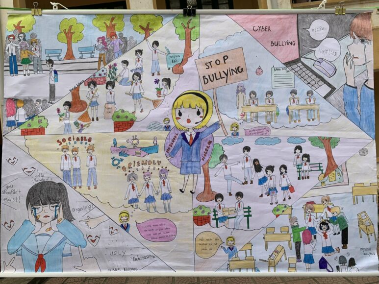 Vẽ tranh bình đẳng giới đơn giản mà đẹp