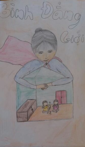 Vẽ tranh bình đẳng giới đơn giản nhất