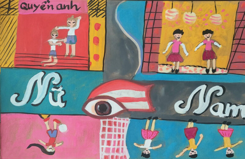 Vẽ tranh bình đẳng giới giữa nam và nữ