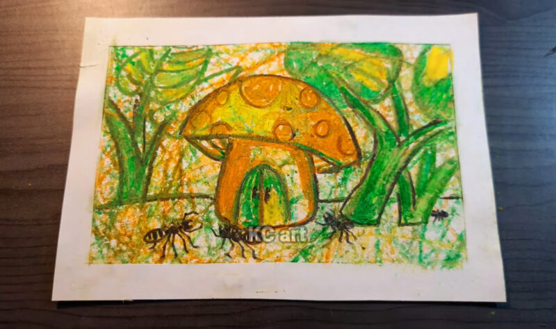 Tranh vẽ theo giai điệu âm nhạc lớp 6