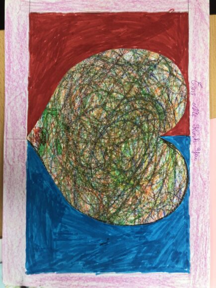 Tranh vẽ theo giai điệu âm nhạc và sắc màu lớp 5