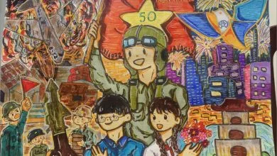 Vẽ tranh Chiến thắng Điện Biên Phủ