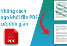 Cách xóa watermark trong file PDF nhanh chóng