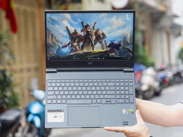 Máy tính xách tay HP Victus gọn đẹp