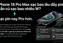 Sạc pin iPhone Pro 18 max nay pro hơn